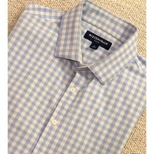 Men’s Mizzen+Main Trim Fit Performance Dress Shirt – Large